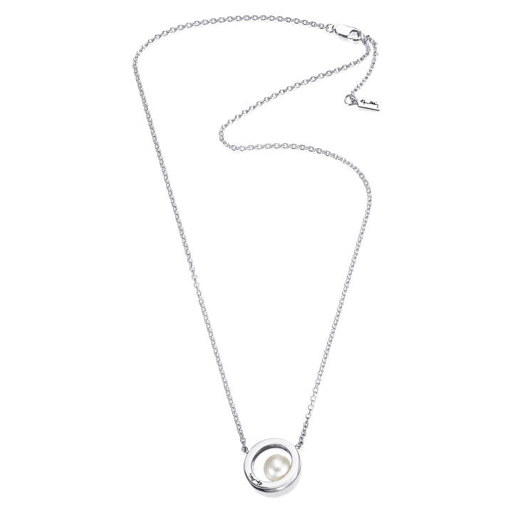 60's Pearl Colares Prata 42-45 cm no grupo Colares / Colares de prata em SCANDINAVIAN JEWELRY DESIGN (10-100-01186-4245)