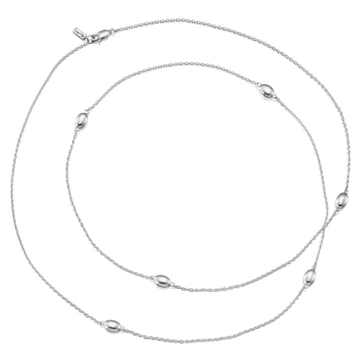 Love Bead Long - Prata Colares Prata 85 cm no grupo Colares / Colares de prata em SCANDINAVIAN JEWELRY DESIGN (10-100-01207-0000)