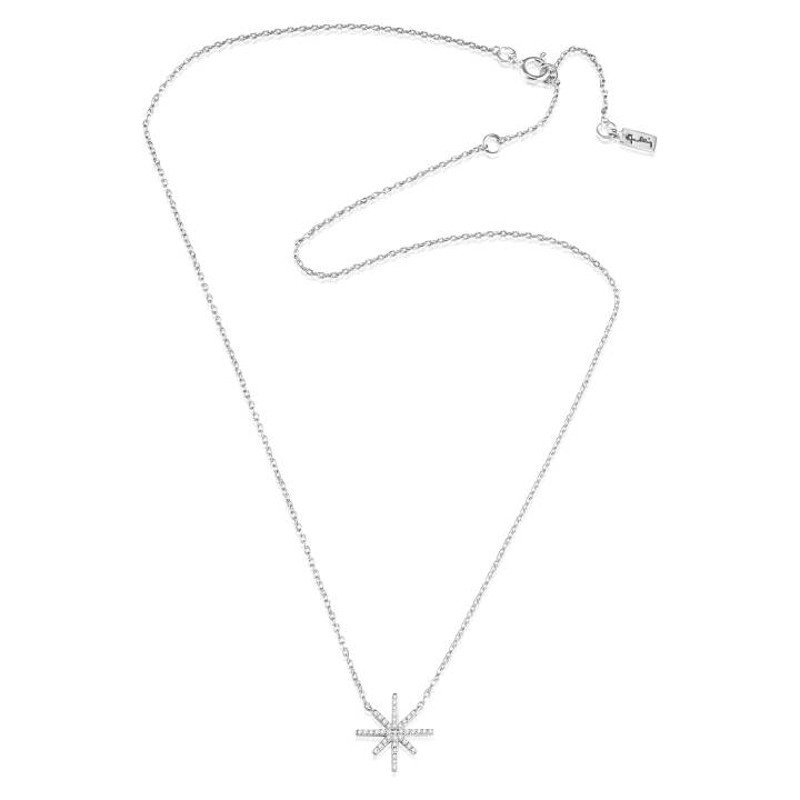 Beam & Stars Single Colares Prata 42-45 cm no grupo Colares / Colares de diamantes em SCANDINAVIAN JEWELRY DESIGN (10-100-01954-4245)