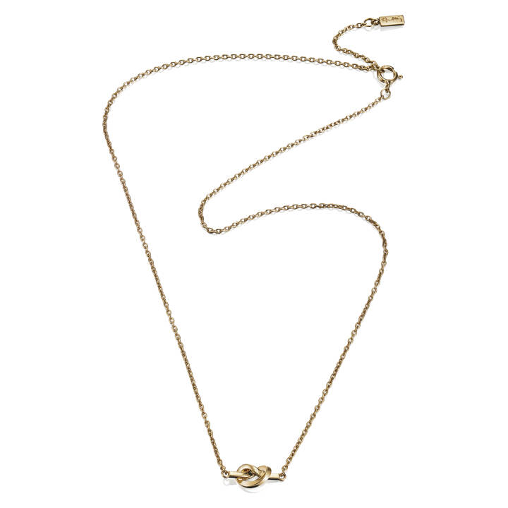Love Knot Colares Ouro 42-45 cm no grupo Colares / Colares de ouro em SCANDINAVIAN JEWELRY DESIGN (10-101-00966-4245)