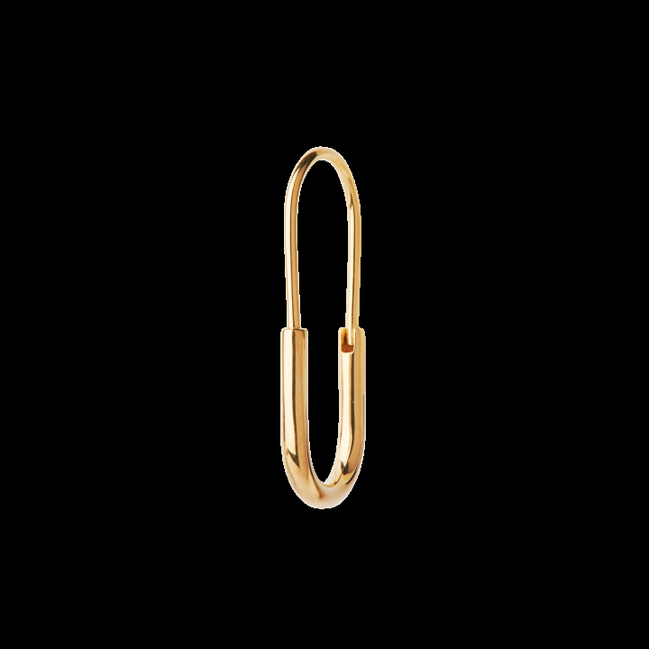 Chance Mini Earring Goldplated Silver (One) no grupo Brincos / Brincos de ouro em SCANDINAVIAN JEWELRY DESIGN (100583)