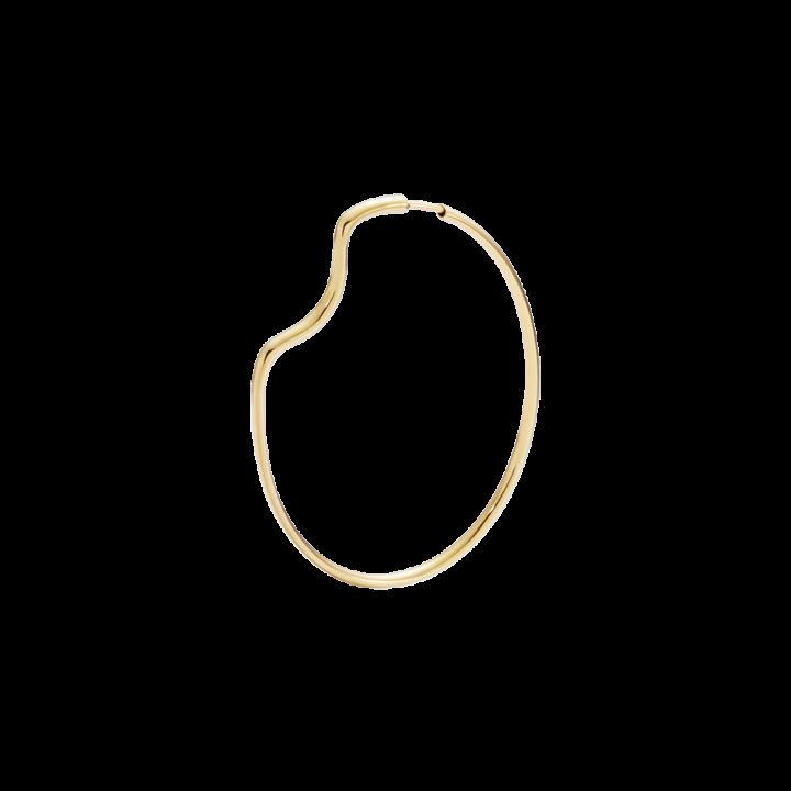 Copenhagen 50 Hoop Goldplated Silver no grupo Brincos / Brincos de ouro em SCANDINAVIAN JEWELRY DESIGN (101032YG-50)