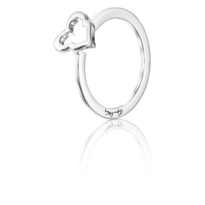Crazy Heart Anel Prata no grupo Anéis / Anéis de prata em SCANDINAVIAN JEWELRY DESIGN (13-100-01520)