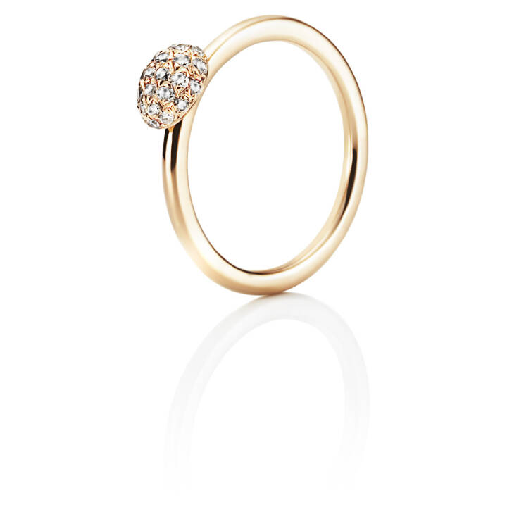 Love Bead - Diamonds Anel Ouro no grupo Anéis / Anéis de ouro em SCANDINAVIAN JEWELRY DESIGN (13-101-00440)