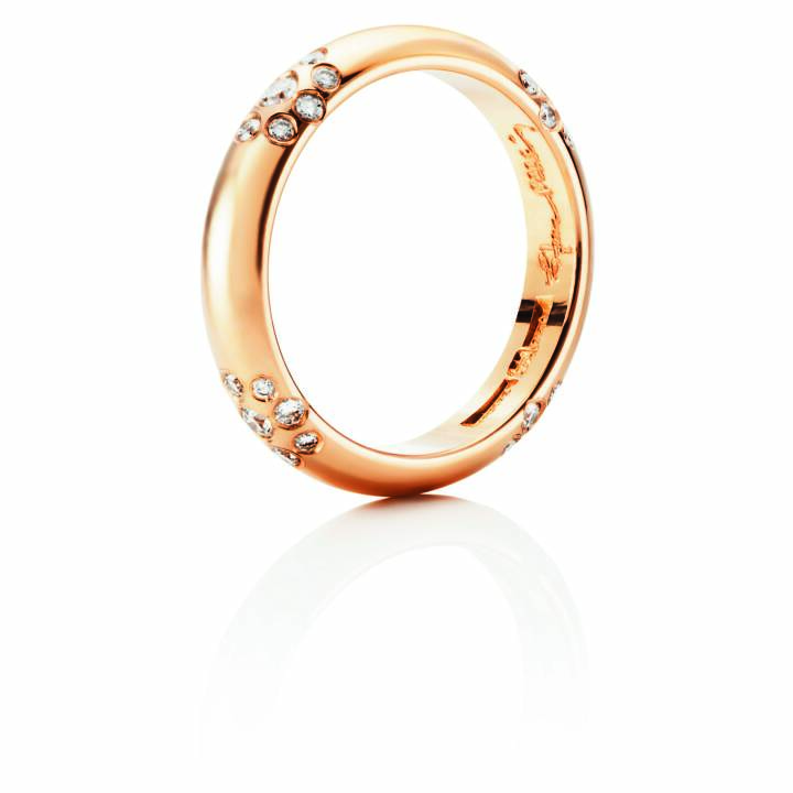 Sweet Hearts Anel Ouro no grupo Anéis / Anéis de ouro em SCANDINAVIAN JEWELRY DESIGN (13-101-00540)