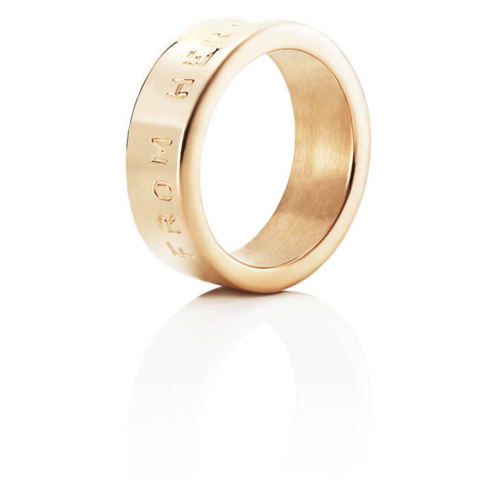 From Here To Eternity Stamped Anel Ouro no grupo Anéis / Anéis de ouro em SCANDINAVIAN JEWELRY DESIGN (13-101-00611)