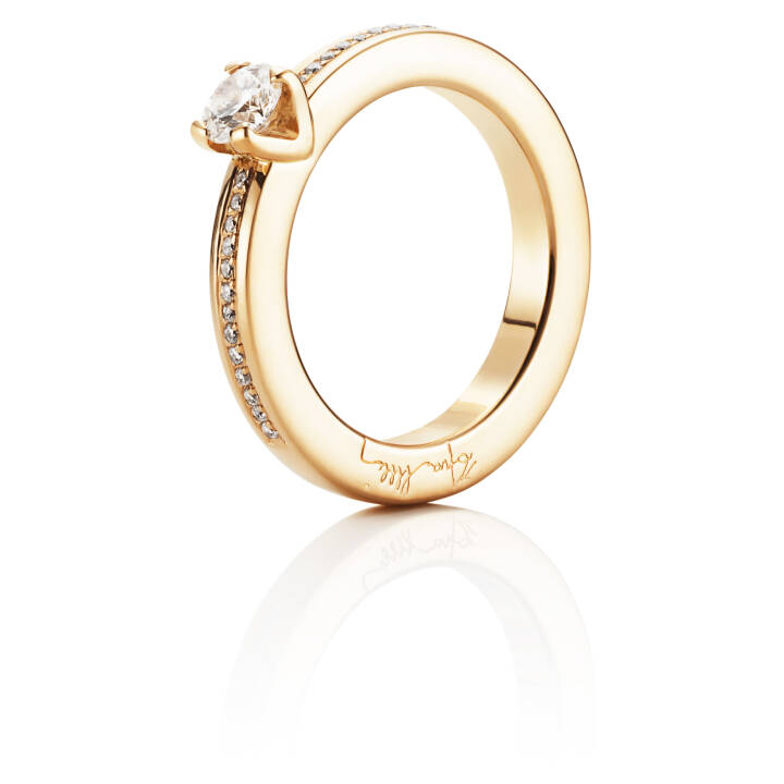 Heart To Heart 0.50 ct Diamante Anel Ouro no grupo Anéis / Anéis de diamantes em SCANDINAVIAN JEWELRY DESIGN (13-101-00933)
