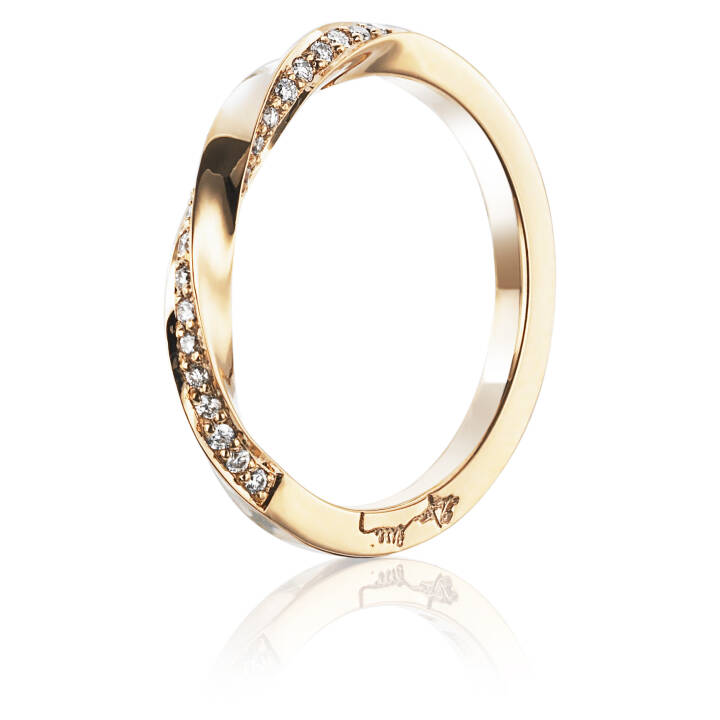 Viking & Stars Anel Ouro no grupo Anéis / Anéis de ouro em SCANDINAVIAN JEWELRY DESIGN (13-101-00977)