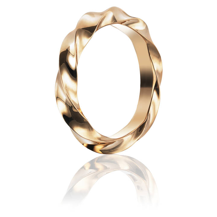 Viking Wide Anel Ouro no grupo Anéis / Anéis de ouro em SCANDINAVIAN JEWELRY DESIGN (13-101-00979)