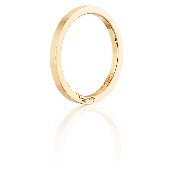 Plain & Signature Thin Anel Ouro no grupo Anéis / Anéis de ouro em SCANDINAVIAN JEWELRY DESIGN (13-101-01048)