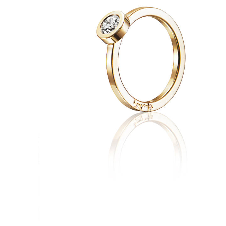 The Wedding Thin 0.40 ct Diamante Anel Ouro no grupo Anéis / Anéis de noivado & alianças em SCANDINAVIAN JEWELRY DESIGN (13-101-01122)