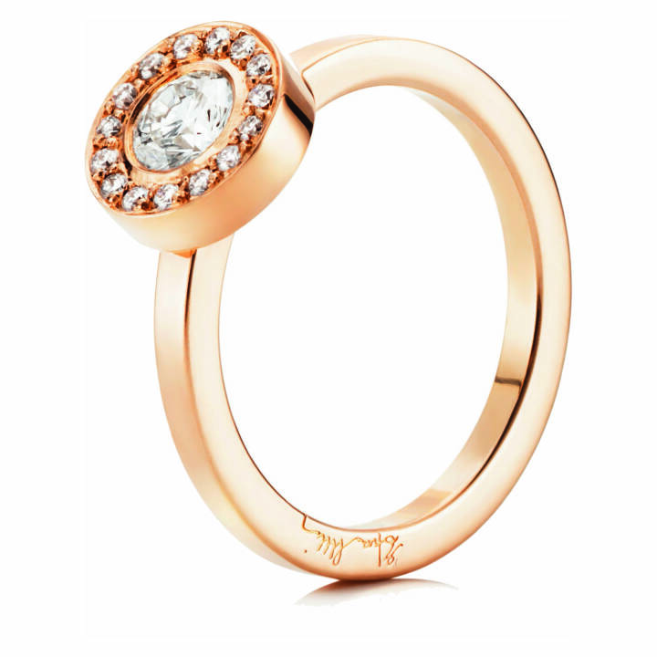 Wedding & Stars 0.40 ct Diamante Anel Ouro no grupo Anéis / Anéis de noivado & alianças em SCANDINAVIAN JEWELRY DESIGN (13-101-01125)