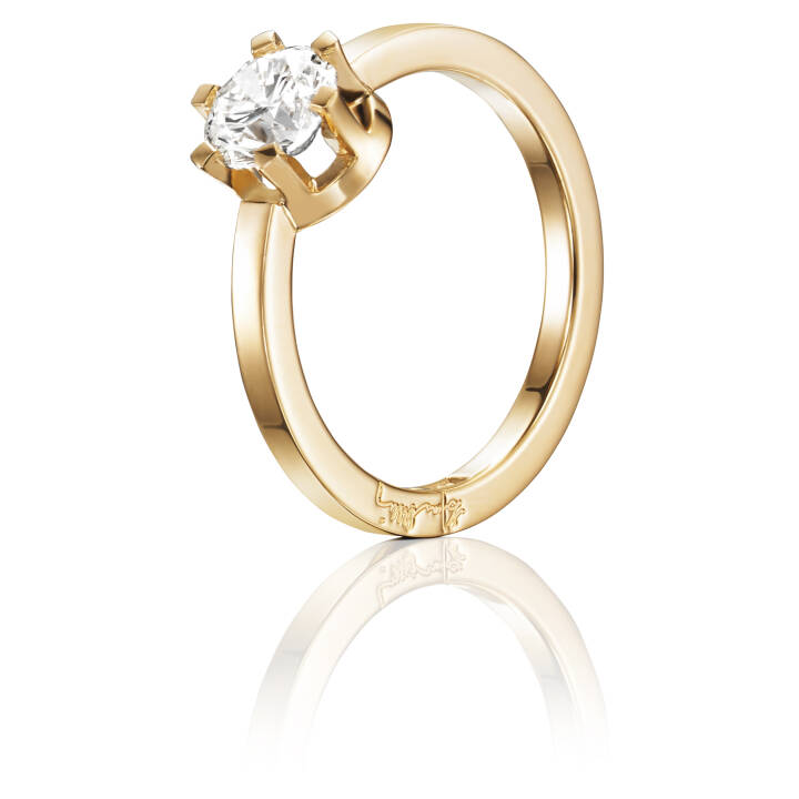 Crown Wedding 1.0 ct Diamante Anel Ouro no grupo Anéis / Anéis de noivado & alianças em SCANDINAVIAN JEWELRY DESIGN (13-101-01126)
