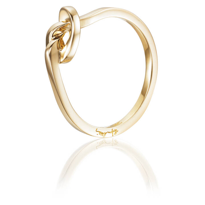 Love Knot Anel Ouro no grupo Anéis / Anéis de ouro em SCANDINAVIAN JEWELRY DESIGN (13-101-01319)