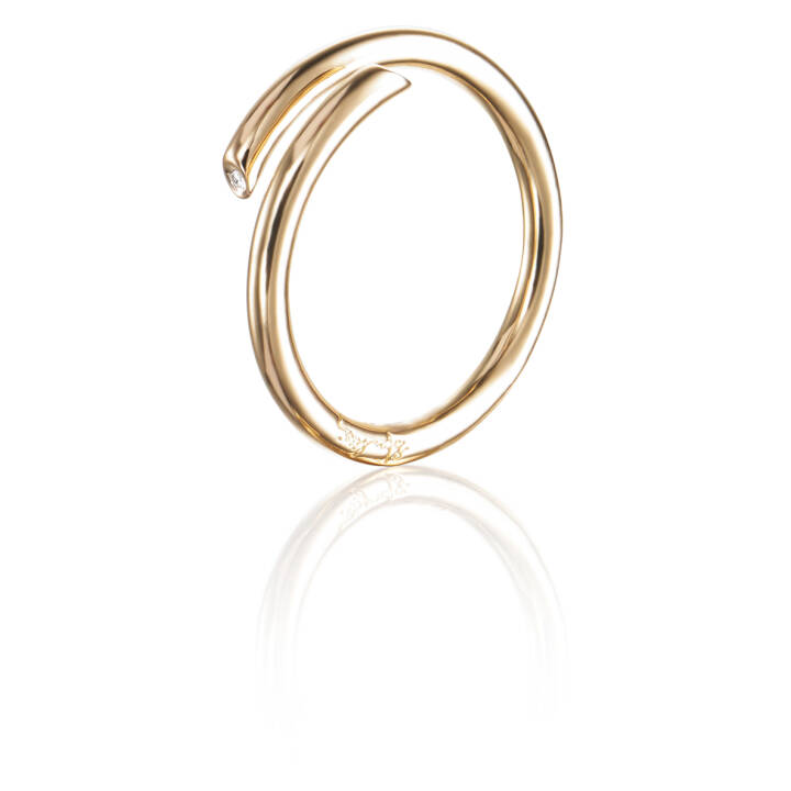 Hug Anel Ouro no grupo Anéis / Anéis de ouro em SCANDINAVIAN JEWELRY DESIGN (13-101-01613)