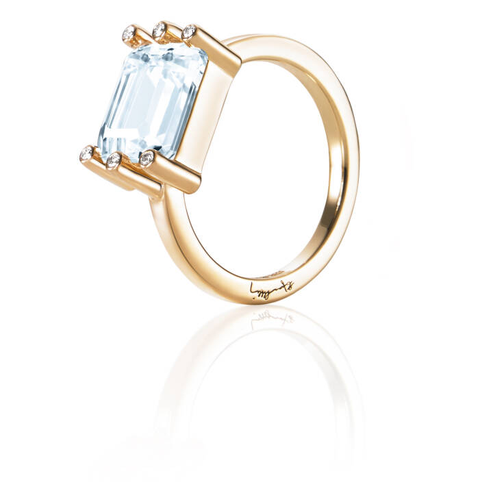 Beautiful Dreamer - Topaz Anel Ouro no grupo Anéis / Anéis de diamantes em SCANDINAVIAN JEWELRY DESIGN (13-101-01825)