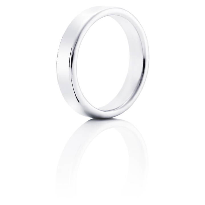 Soft Anel Ouro branco no grupo Anéis / Anéis de ouro branco em SCANDINAVIAN JEWELRY DESIGN (13-102-00275)