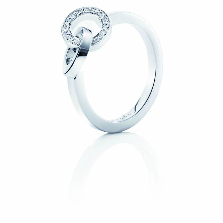 You & Me Anel Ouro branco no grupo Anéis / Anéis de ouro branco em SCANDINAVIAN JEWELRY DESIGN (13-102-00582)