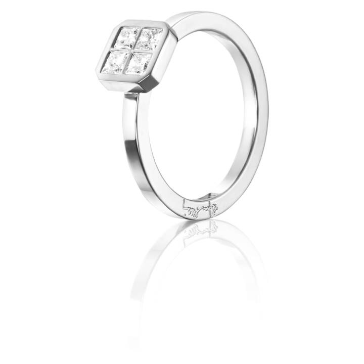 4 Love 0.40 ct Diamante Anel Ouro branco no grupo Anéis / Anéis de diamantes em SCANDINAVIAN JEWELRY DESIGN (13-102-01554)