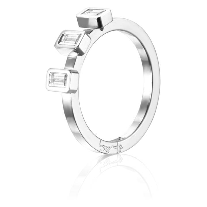 Baguette Wedding 0.30 ct Diamante Anel Ouro branco no grupo Anéis / Anéis de ouro branco em SCANDINAVIAN JEWELRY DESIGN (13-102-01555)