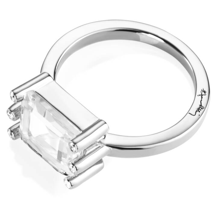 Beautiful Dreamer - Crystal Quartz Anel Ouro branco no grupo Anéis / Anéis de ouro branco em SCANDINAVIAN JEWELRY DESIGN (13-102-01824)