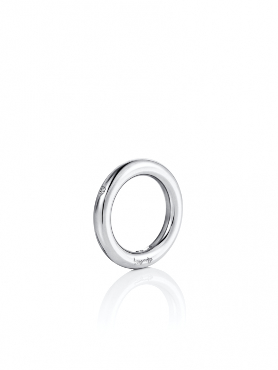 One Love & Stars Anel Ouro branco no grupo Anéis / Anéis de ouro branco em SCANDINAVIAN JEWELRY DESIGN (13-102-01996)