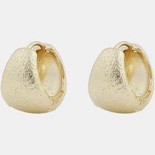 Serena oval ear Gold no grupo Brincos / Brincos de ouro em SCANDINAVIAN JEWELRY DESIGN (1312-6400-257)