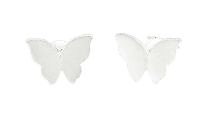 Butterfly Brinco Prata no grupo Brincos / Brincos de prata em SCANDINAVIAN JEWELRY DESIGN (1421410004)