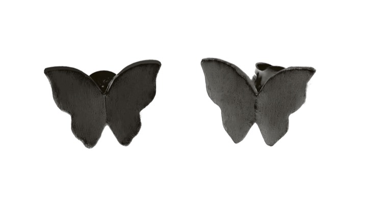 Butterfly Brinco black no grupo Brincos em SCANDINAVIAN JEWELRY DESIGN (1421440004)