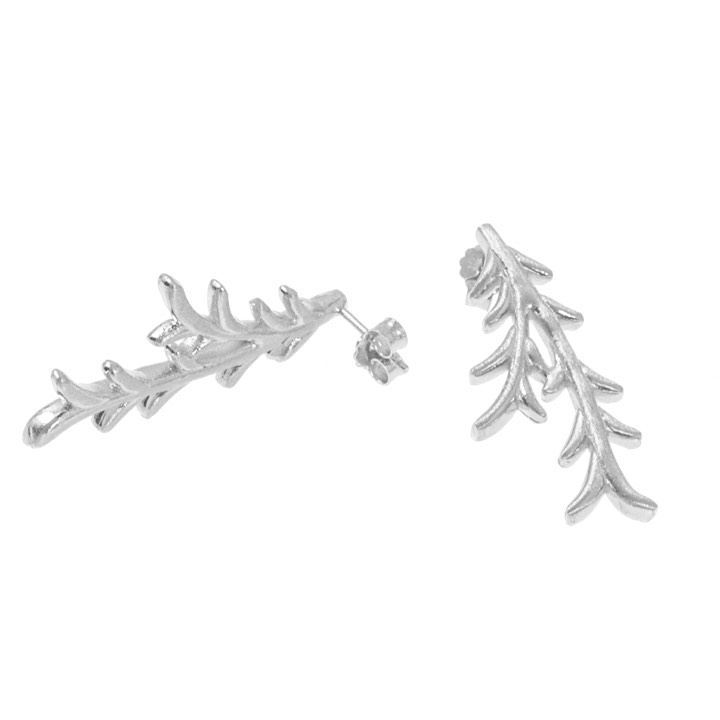 Tree twig Brinco Prata no grupo Brincos / Brincos de prata em SCANDINAVIAN JEWELRY DESIGN (1521411002)