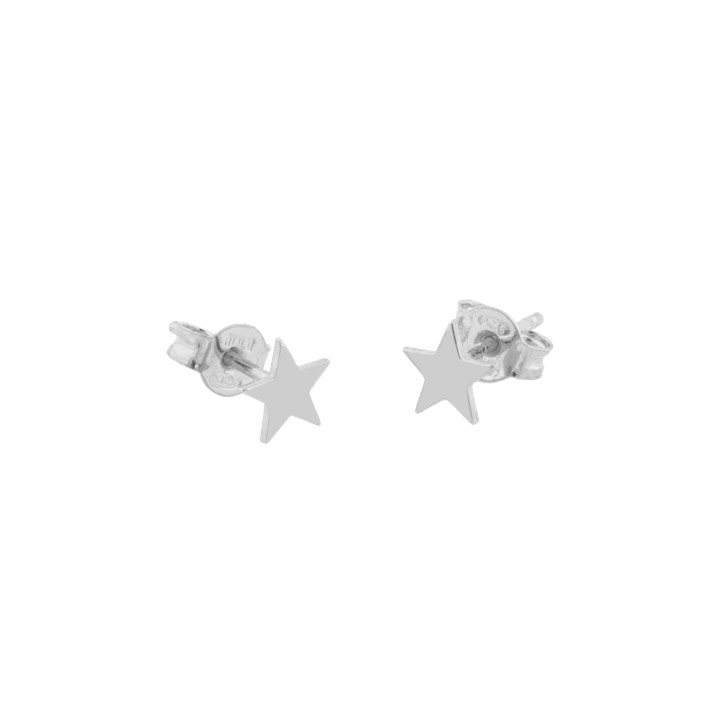 Double star small Brinco Prata no grupo Brincos / Brincos de prata em SCANDINAVIAN JEWELRY DESIGN (1716411002)