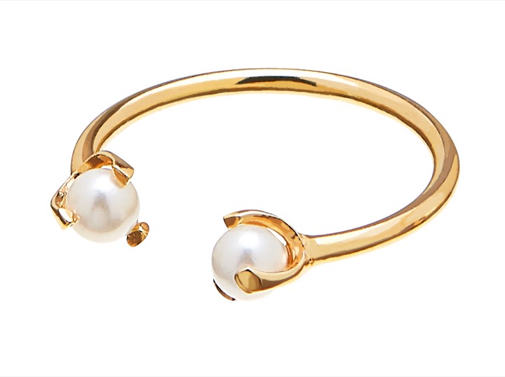 Pearl small Anel ONE SIZE Ouro no grupo Last Chance / Anéis em SCANDINAVIAN JEWELRY DESIGN (1816422001)