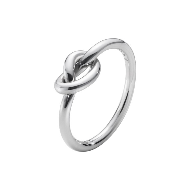 LOVE KNOT Anel Prata no grupo Anéis / Anéis de prata em SCANDINAVIAN JEWELRY DESIGN (20000217)