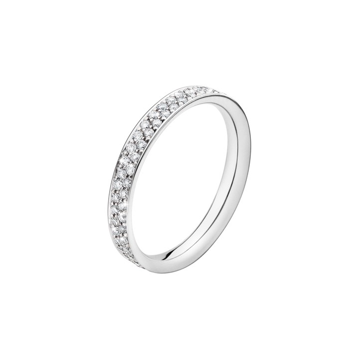 MAGIC Anel Diamante PAVE 0.44 ct Ouro branco no grupo Anéis / Anéis de ouro branco em SCANDINAVIAN JEWELRY DESIGN (20000285)