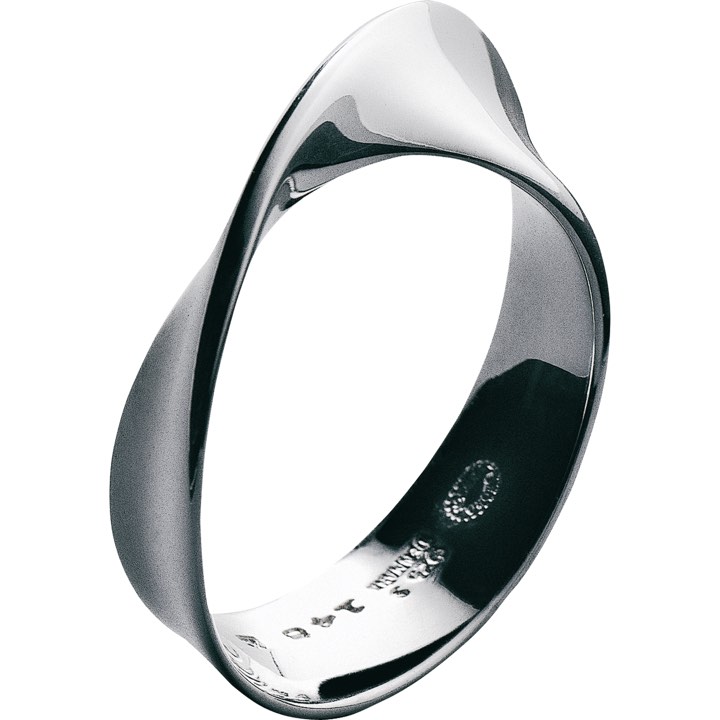 MOEBIUS Anel Prata no grupo Anéis / Anéis de prata em SCANDINAVIAN JEWELRY DESIGN (20000306)