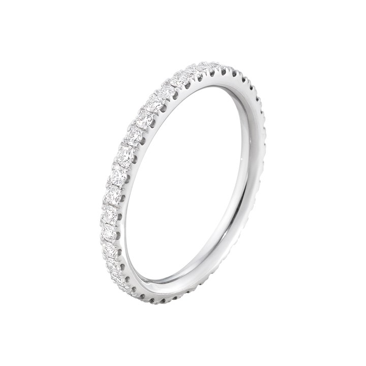 AURORA Anel Diamante 0.41 ct Ouro branco no grupo Anéis / Anéis de noivado & alianças em SCANDINAVIAN JEWELRY DESIGN (20000370)