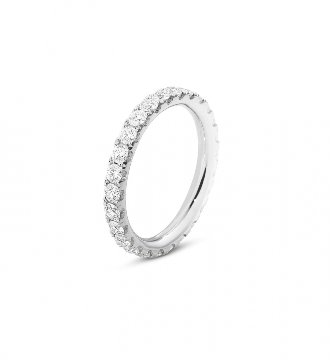AURORA Anel Diamante 0.80 ct Ouro branco no grupo Anéis / Anéis de ouro branco em SCANDINAVIAN JEWELRY DESIGN (20000444)
