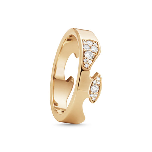 FUSION END Anel Diamant (Ouro rosa) no grupo Anéis / Anéis de diamantes em SCANDINAVIAN JEWELRY DESIGN (20001065)