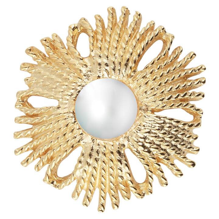 Gatsby big Pearl Anel Ouro no grupo Anéis em SCANDINAVIAN JEWELRY DESIGN (2015521161V)