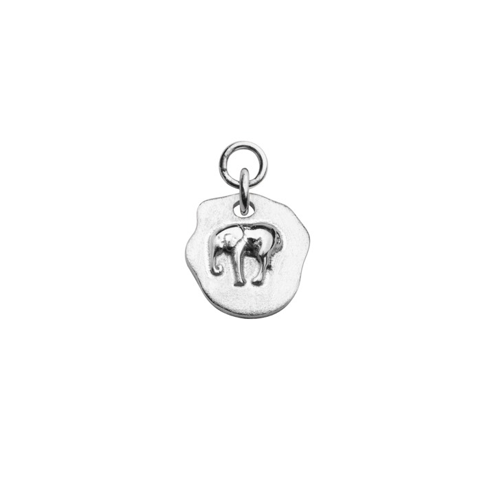 Letters elephant pend for hoops Prata no grupo Colares / Colares de prata em SCANDINAVIAN JEWELRY DESIGN (2112470001)