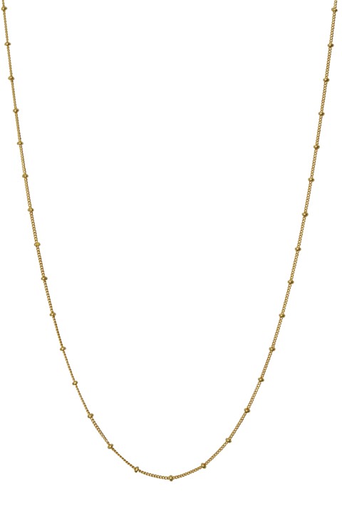 Nala Choker Colares (Ouro) 41 cm no grupo Colares / Colares de ouro em SCANDINAVIAN JEWELRY DESIGN (2506a)