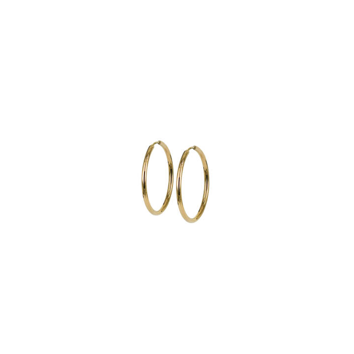 MAXI 11mm Brincos Ouro no grupo Brincos / Brincos de ouro em SCANDINAVIAN JEWELRY DESIGN (370117)
