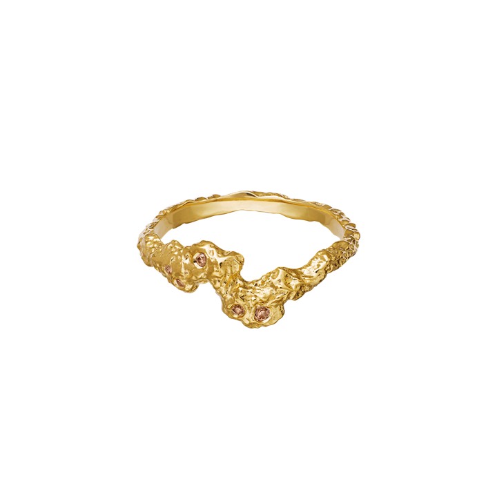 Frida Anel Ouro no grupo Anéis / Anéis de ouro em SCANDINAVIAN JEWELRY DESIGN (4775a)