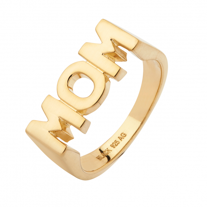Mom Ring Goldplated Silver no grupo Anéis / Anéis de ouro em SCANDINAVIAN JEWELRY DESIGN (500364)