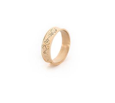 Upplandsringen S Ouro no grupo Anéis / Anéis de ouro em SCANDINAVIAN JEWELRY DESIGN (560023180)