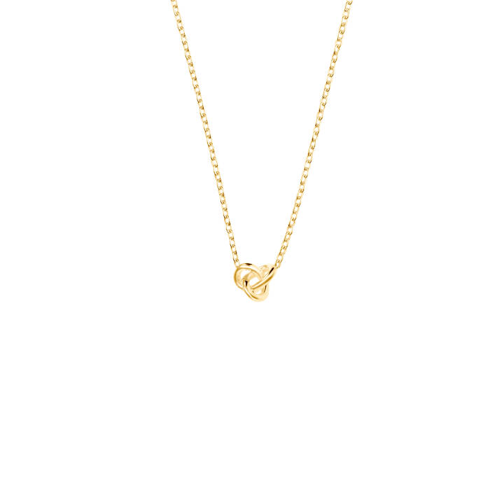 Le knot drop Colares Ouro no grupo Colares / Colares de ouro em SCANDINAVIAN JEWELRY DESIGN (LKT-N1S451-G)