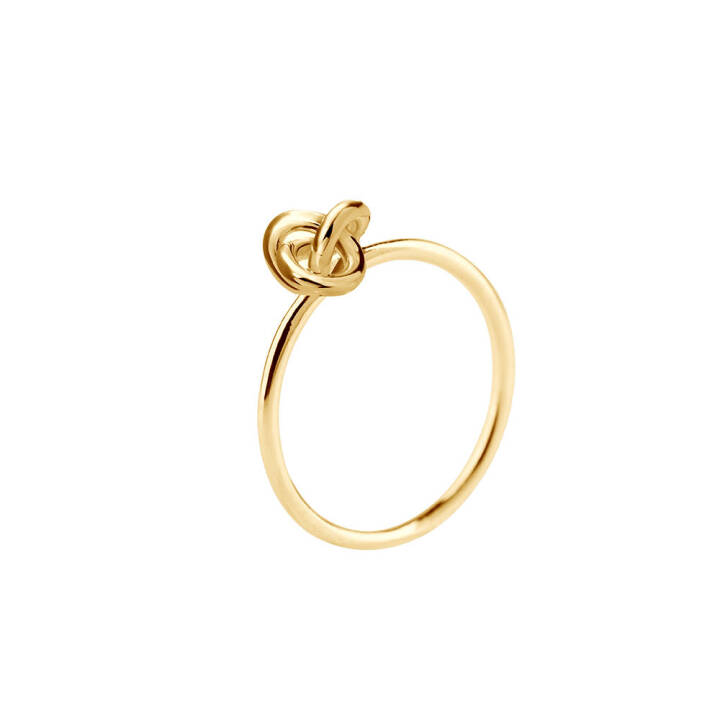 Le knot drop Anel Ouro no grupo Anéis / Anéis de ouro em SCANDINAVIAN JEWELRY DESIGN (LKT-R10-G)