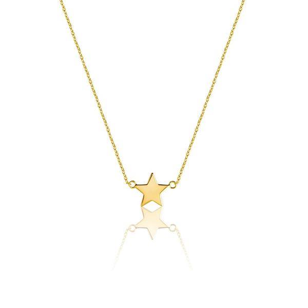 Mini Star Colares (Ouro) no grupo Colares / Colares de ouro em SCANDINAVIAN JEWELRY DESIGN (N1456GPS0-OS)