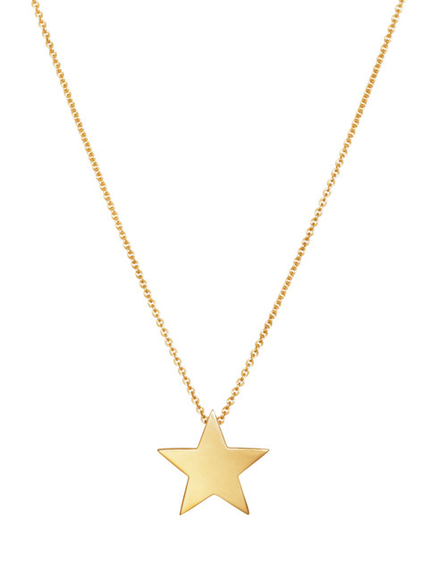 Star Large Colares (Ouro) 42 cm no grupo Colares / Colares de ouro em SCANDINAVIAN JEWELRY DESIGN (N2104GPS0-OS)