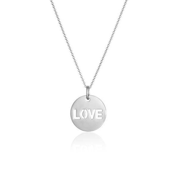 Love Colares (Prata) 42 cm no grupo Colares / Colares de prata em SCANDINAVIAN JEWELRY DESIGN (N2108RHS0-OS)